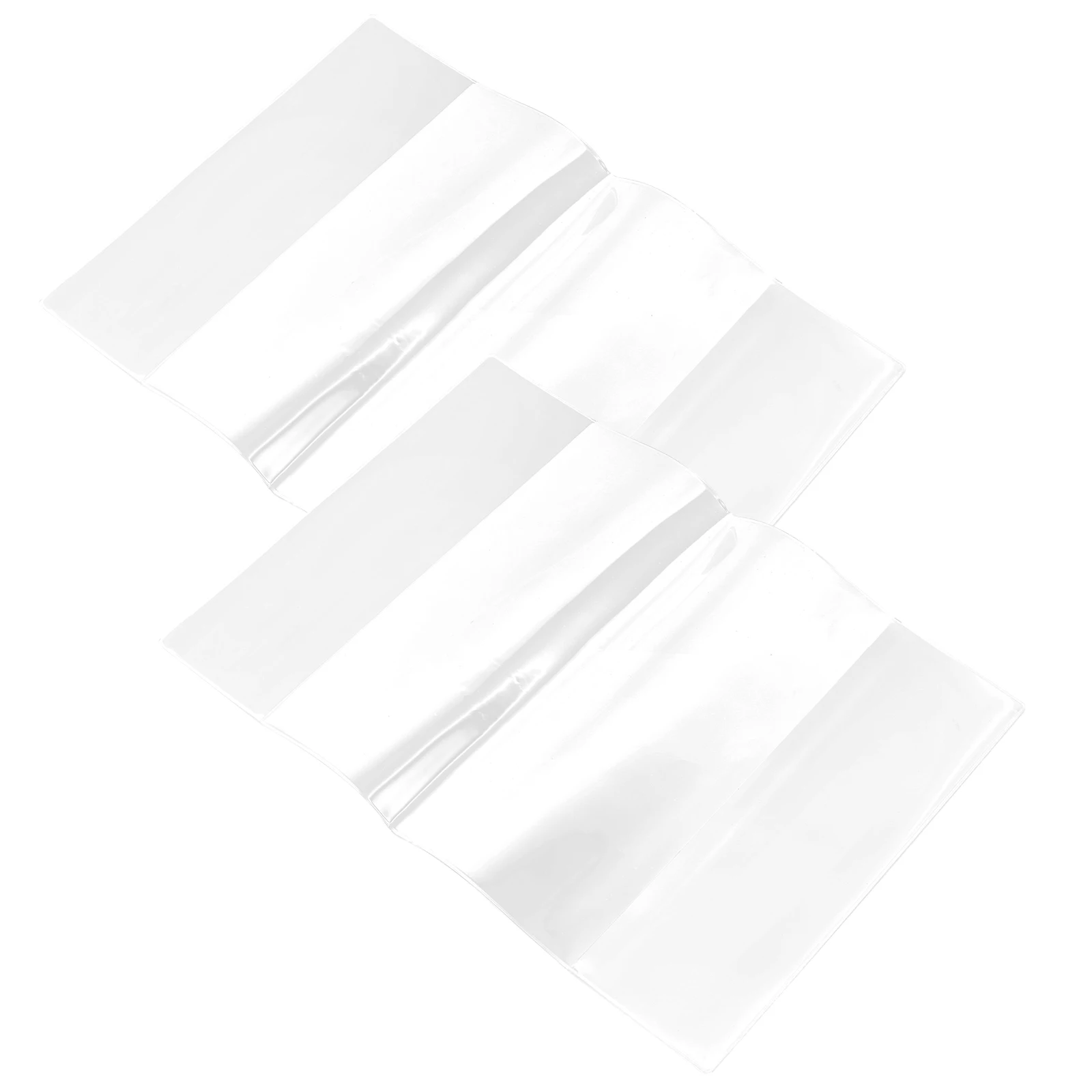

2pcs A5 PVC Protective Covers Transparent Film Clear Scrapbooking Notebook Cover Book Protection Dustproof Anti Scratch