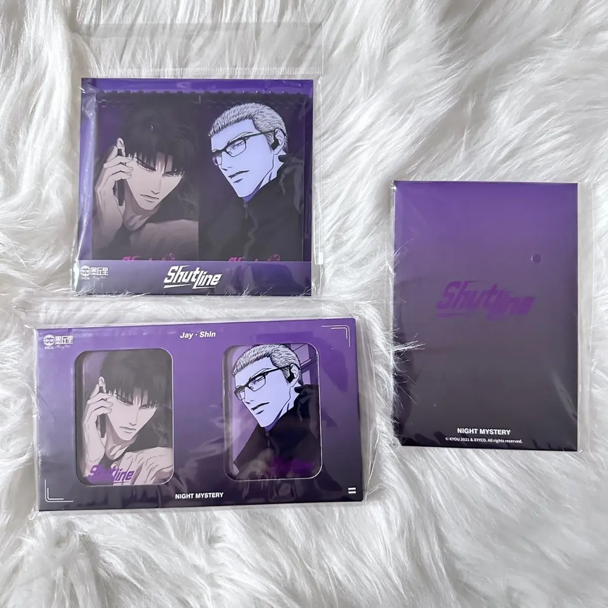 

Официальная корейская серия Manhwa Shutline Night Mystery: открытка для пар/значок/акриловый билет Stub Moon Shingun/Gillan Jake