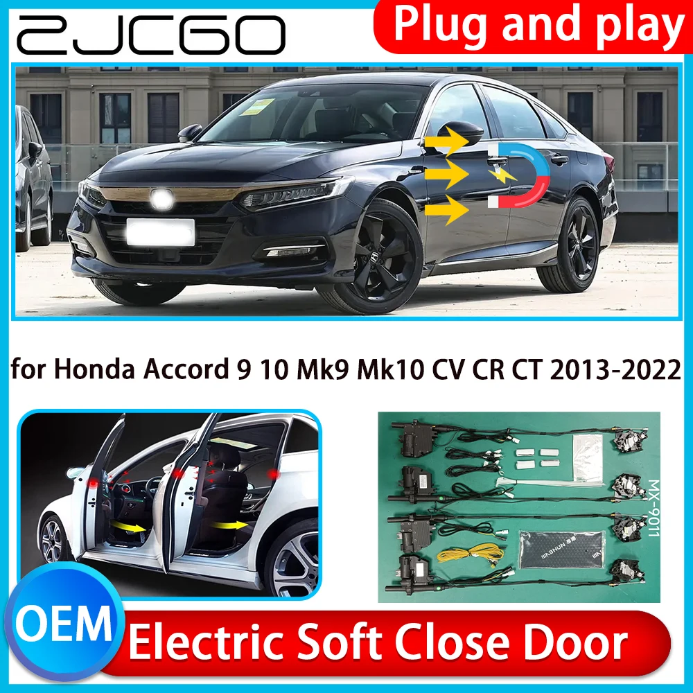 

for Honda Accord 9 10 Mk9 Mk10 CV CR CT 2013-2022 Auto Pull Car Soft Close Kit Door Power Latch Electric Door Catch Soft Closing