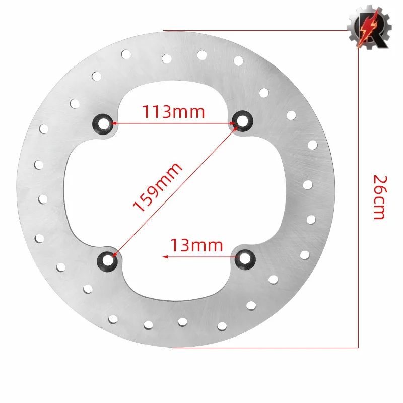 High-quality products suitable for BombardierX3 UTV front and rear brake discs 260mm 248mm hole diameter13mm brake disc assembiy