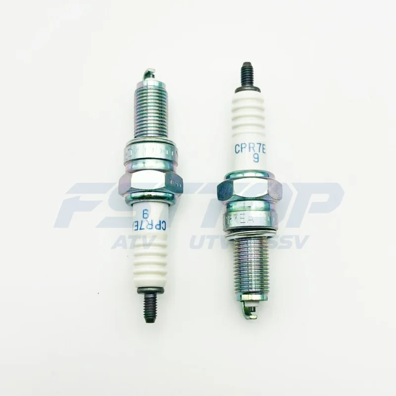 2PCS CPR7EA-9 spark plug for SEGWAY Snarler AT5 AT6 L S T3b E5 Villain SX10 Fugleman UT10 Snarler570 A1-A6 ATV Quad F01A20400001