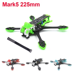 MARK5 5inch 225 FPV Carbon Fiber Frame 225mm Wheelbase with 5mm Arm For 5 inch Propeller Air Unit HD / Vista / Analog Quadcopter