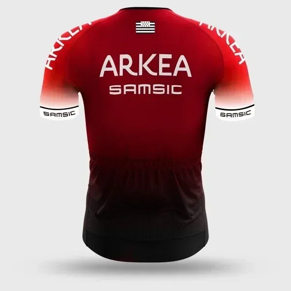 2020 ARKEA SAMSIC  TEAM Red Men's Only Cycling Jersey Short Sleeve Bicycle Clothing Quick-Dry Riding Bike Ropa Ciclismo