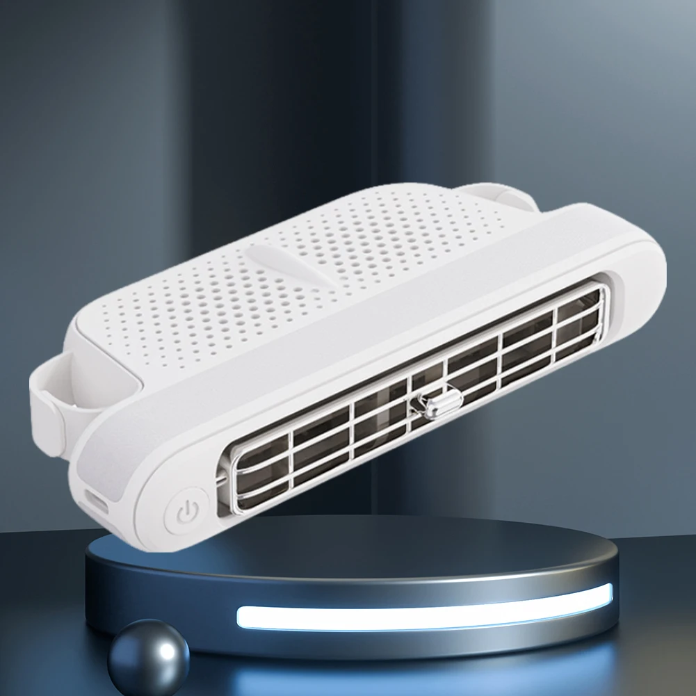 USB Car Cooling Fan for Backseat 3 Speeds Portable Car Seat Headrest Fan 5V/2A Ventilation Fan for Mini Cars RVs Sedans