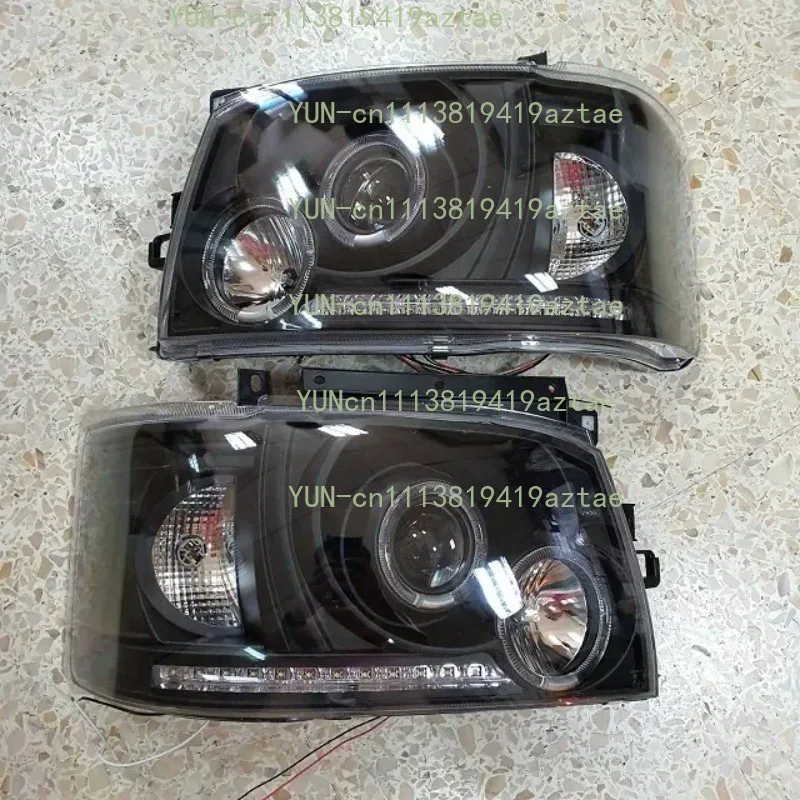 LED Headlights For Hiace 2005-2009 Modified Head Lamp Included Lens Angel Eye LED Headlights