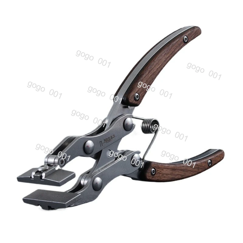 

Параллельный зажим 2-го поколения, 38 мм, высокоточный кожаный ремесленный зажим для самостоятельного изготовления, легкие плоскогубцы с плоскими губками 350 г