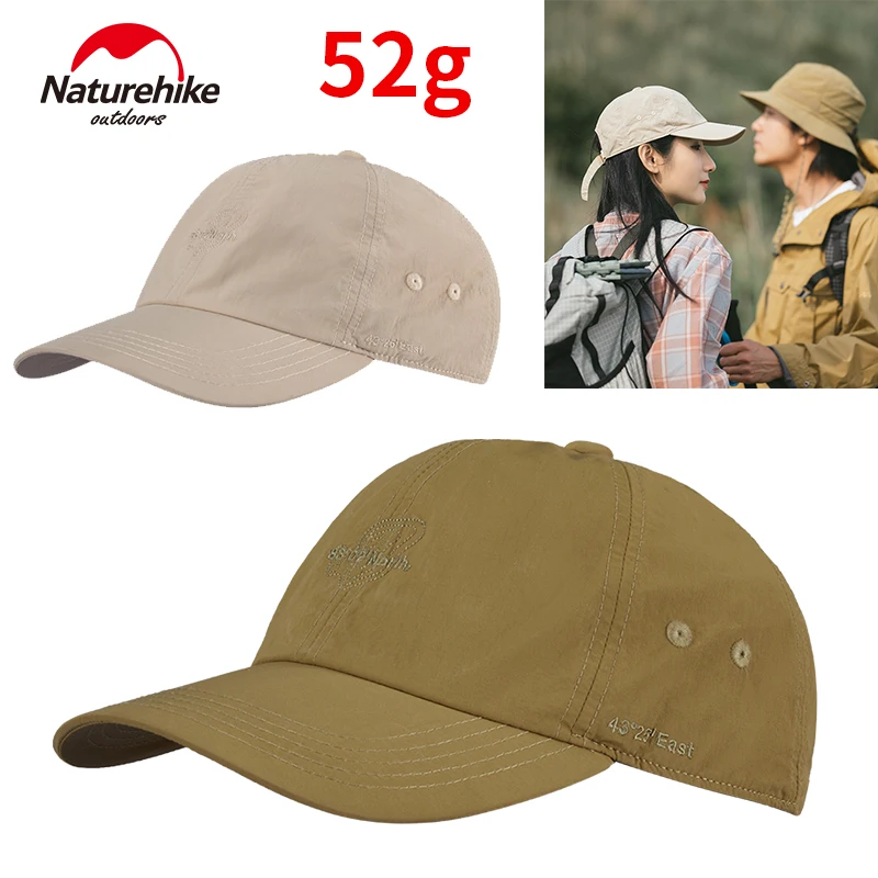 Naturehike Summer Fashion Baseball Hat Ultralight Sunscreen Breathable Outdoor Sports Climbing Hiking Adjustable Sun Visor Cap