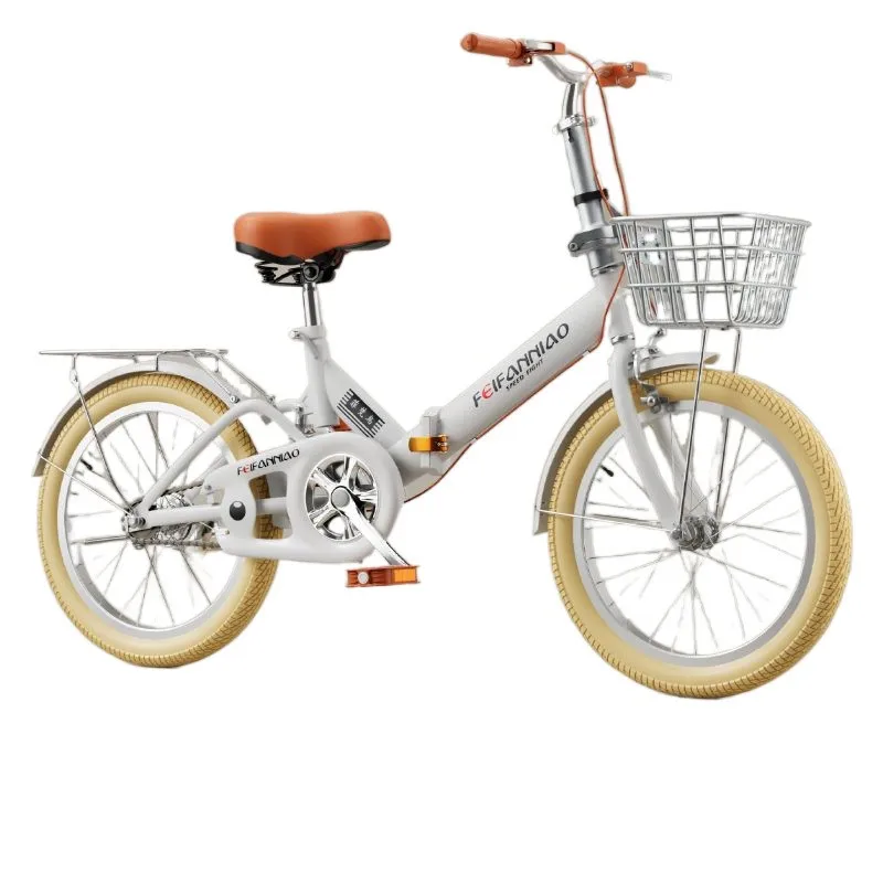 AliExpress UK OLOME Chase Free Folding Bike Adults Children Men And Women 20/22 Inch Ultra-light Portable Single-speed