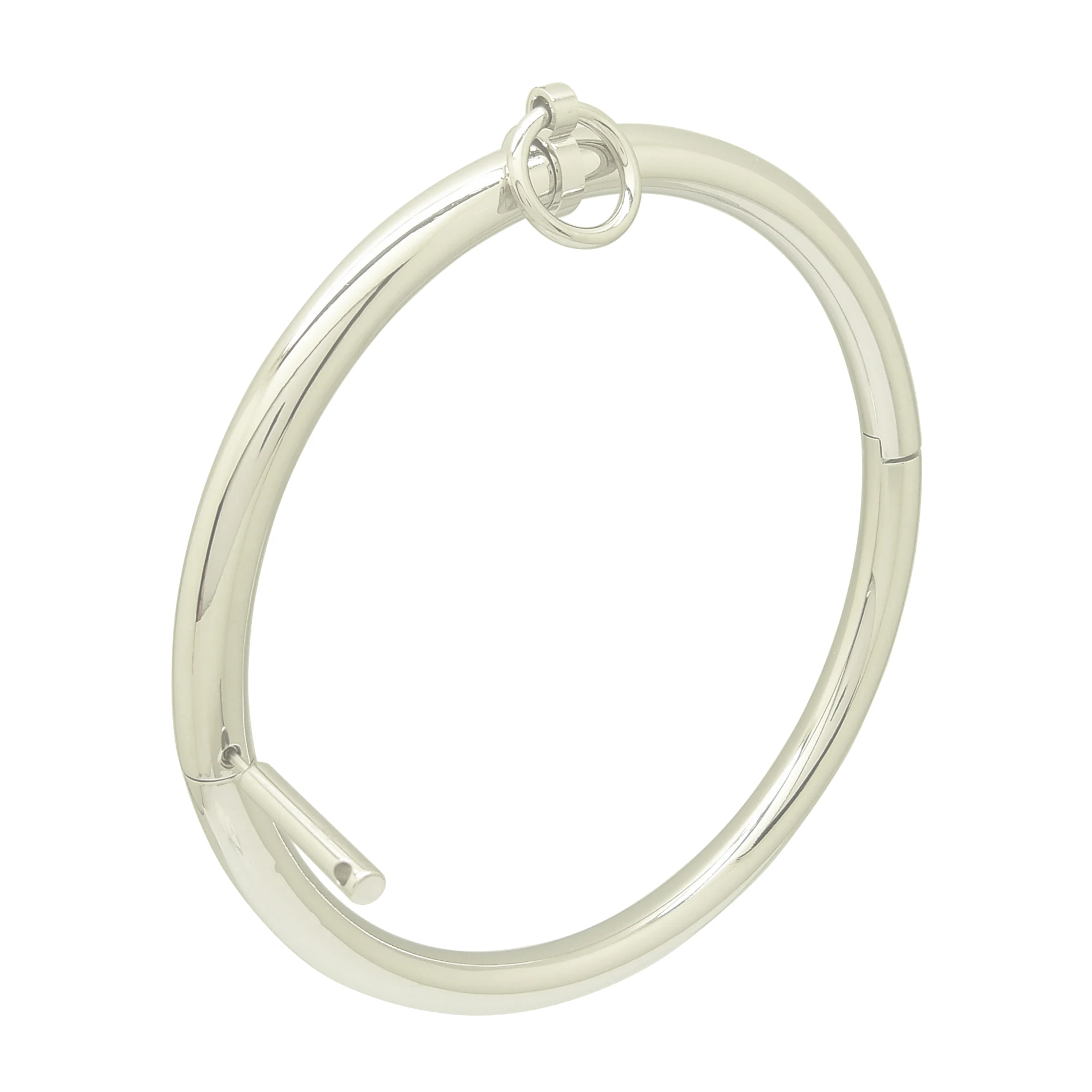 

C057P high quality stainless steel slave collar necklace lockable choker fetish wear jewelry