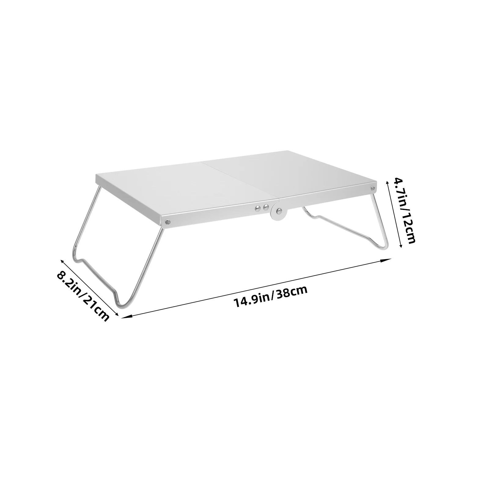 โต๊ะพับมินิแบบพกพาอลูมิเนียมอัลลอยด์กลางแจ้งตั้งแคมป์ปิกนิกชายหาดท่องเที่ยวโต๊ะเล็กพับทนความร้อน