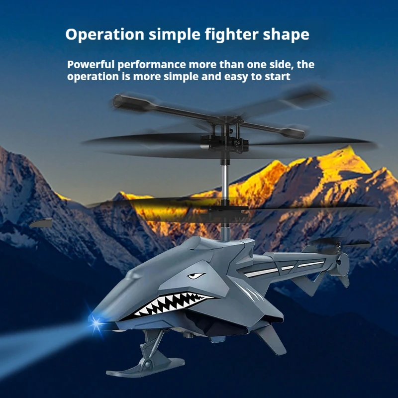 New 2.5-Pass Animal Remote Control Aircraft Usb Charging With Light Led Light Helicopter Children'S Favorite Toy Holiday Gift