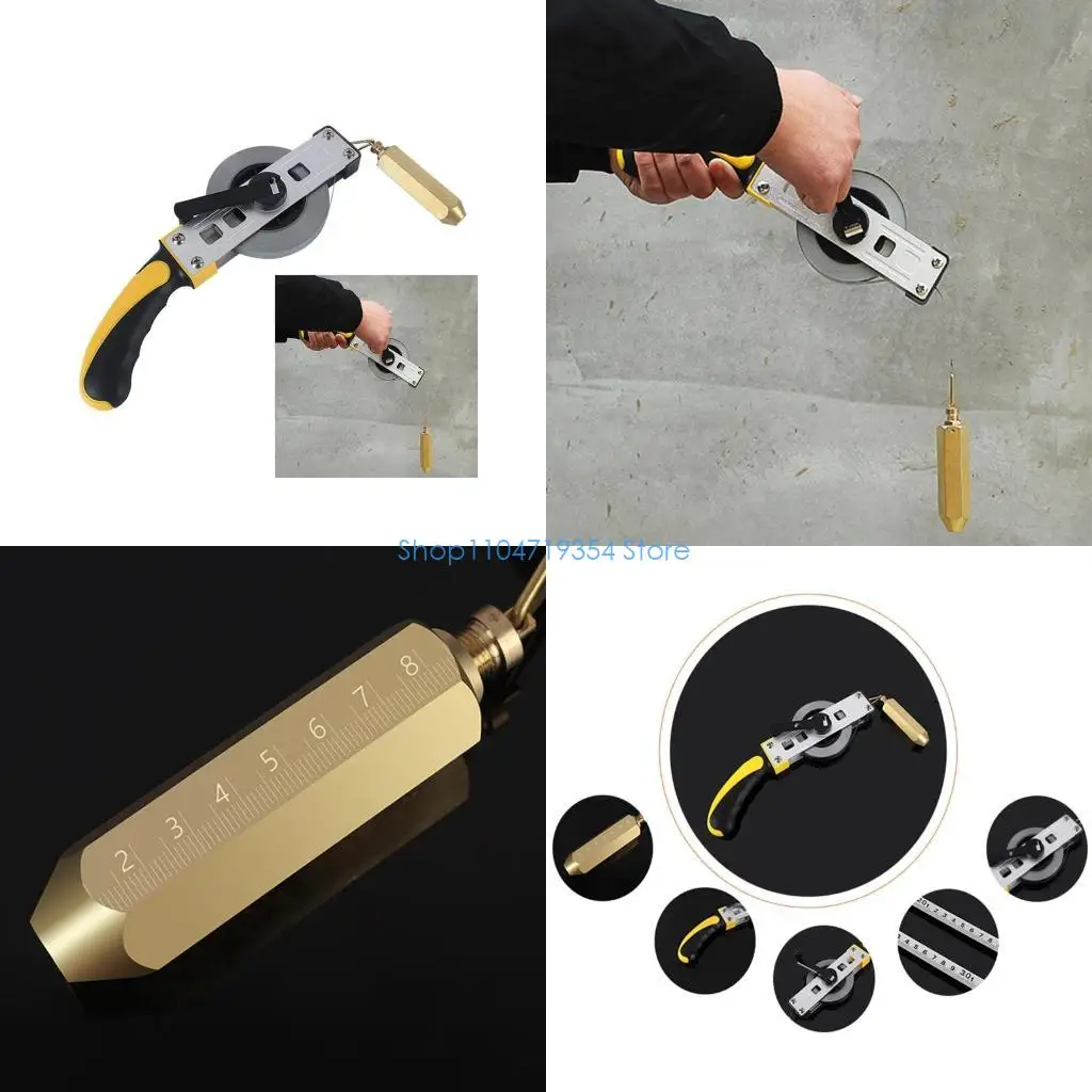 0XLD Oil Gauging Tape 10/15/20m Oil for Tank Gauging Tapes Explosion-Proof Steel Tape