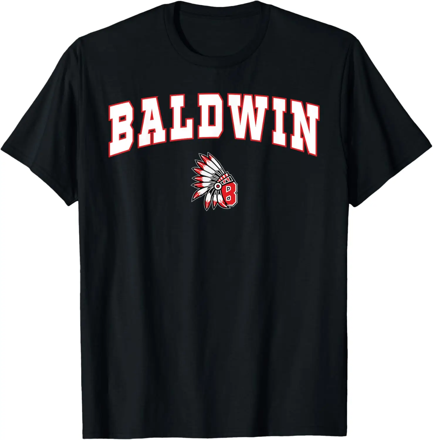 

Baldwin High School Indians T-Shirt Motorcycle