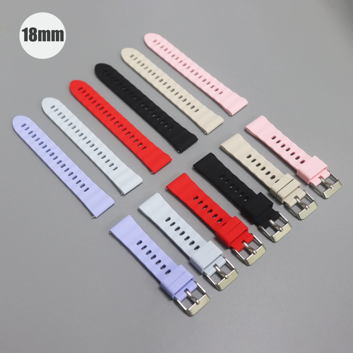 18Mm Silicone Watch… - image