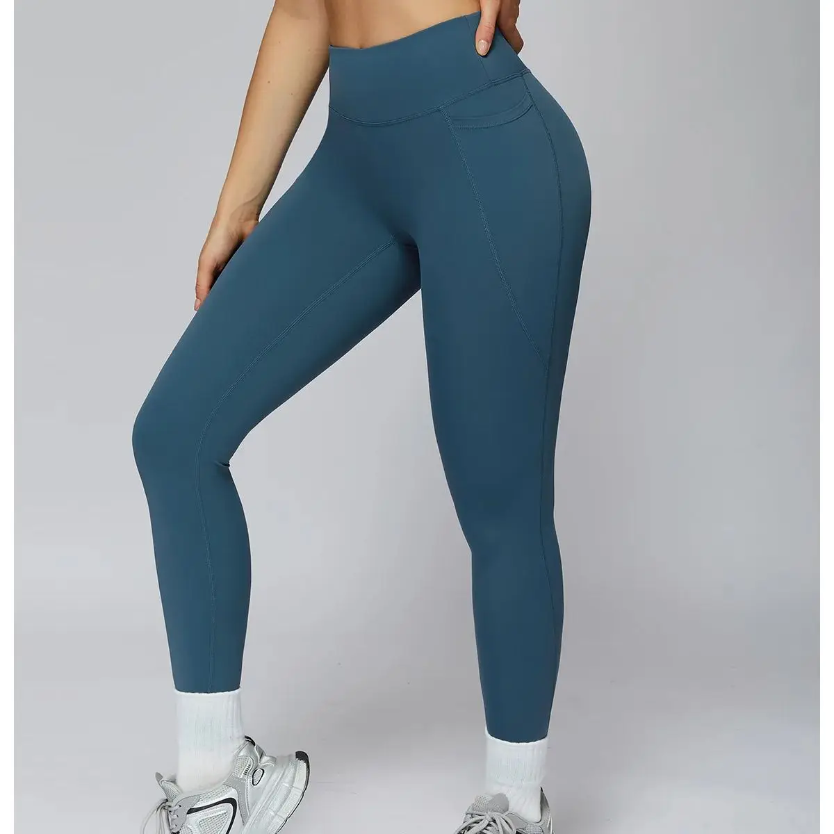 

Дышащие спортивные длинные брюки, женские облегающие брюки с высокой талией для йоги, леггинсы для бега на открытом воздухе, фитнеса, спортивная одежда с эффектом пуш-ап