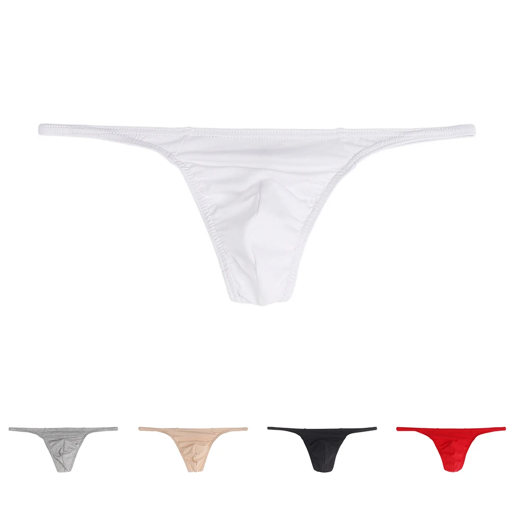 

Fashionable Hot Sale Mens Briefs Underwear Stretch Summer T-back Bikini Thong Breathable Cotton Daily Slimming