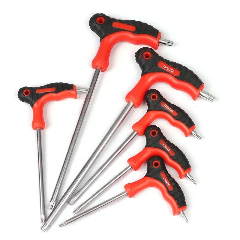 T-Handle Hexagon Wrench 16 Pcs Set Universal Allen Key Torx Ball Spanner Screw Nut Driver For AutoMobile Repair Hand Tool