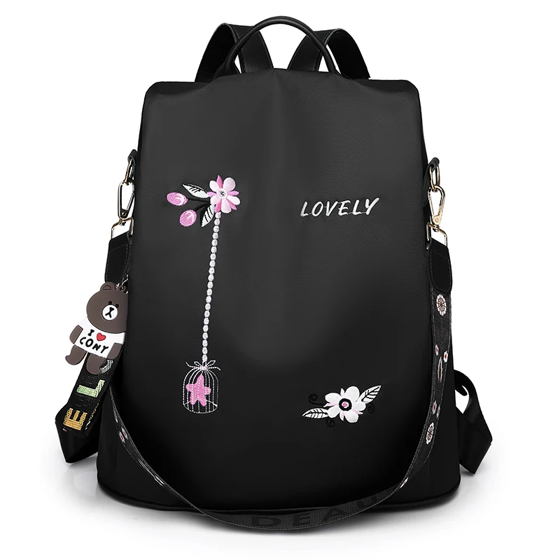 2024 Waterproof Oxford Women Backpack Fashion Anti-theft Women Backpacks Print School Bag High Quality Large Capacity Backpack