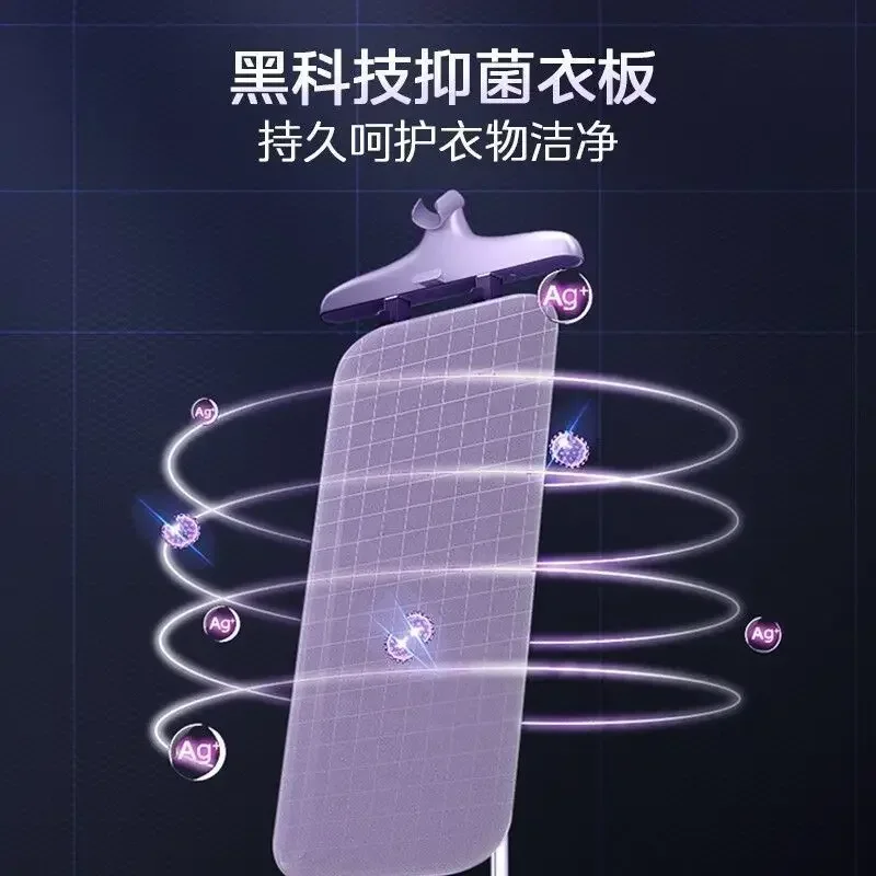 Hanging ironing machine household steam iron small ironing clothes ironing machine vertical commercial hanging double rod stable