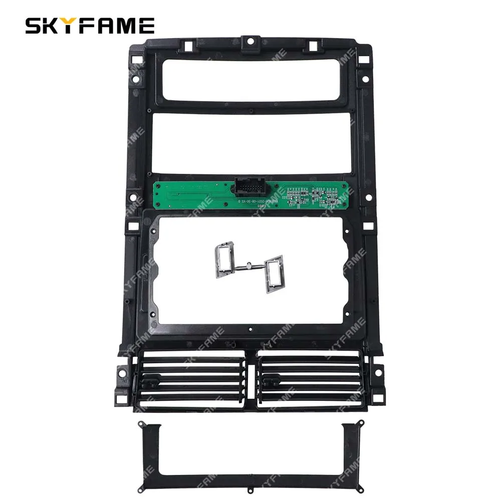 SKYFAME Car Frame Fascia Adapter Decoder Android Radio Dash Fitting Panel Kit For Peugeot 405