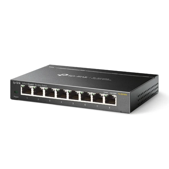 Tp-link Switch de Escritorio de 8 Puertos A 10/100/1000 Mbps Tl-sg108s
