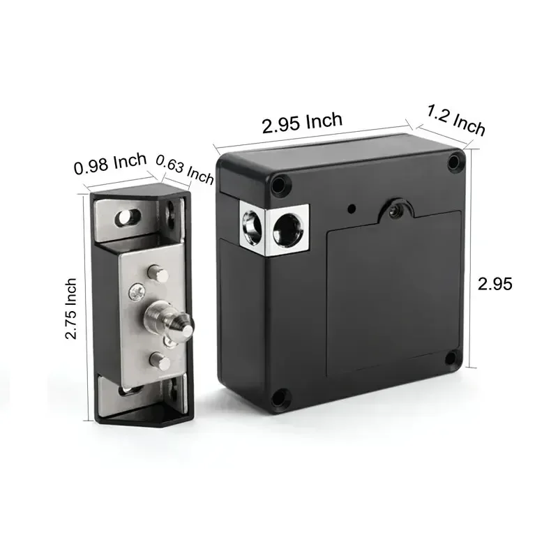Home  Drawer Cabinet Lock Invisible Electronic RFID 13.56mhz IC To Install Unlock Intelligent Keyless Door Sensor
