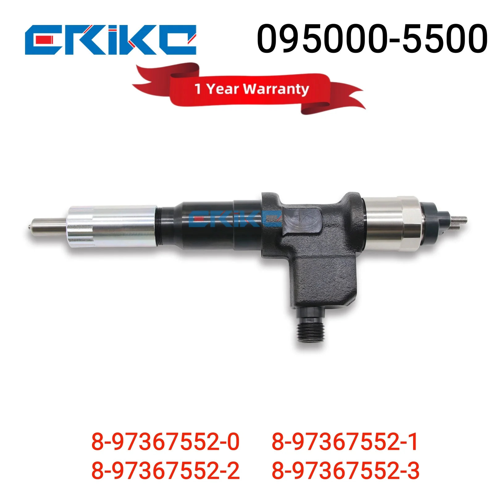 ERIKC Original Common Rail Inyector 0950005500 8-97367552-1 Auto Diesel Injector 095000-5500 8973675521 for ISUZU 4HL1 6HL1