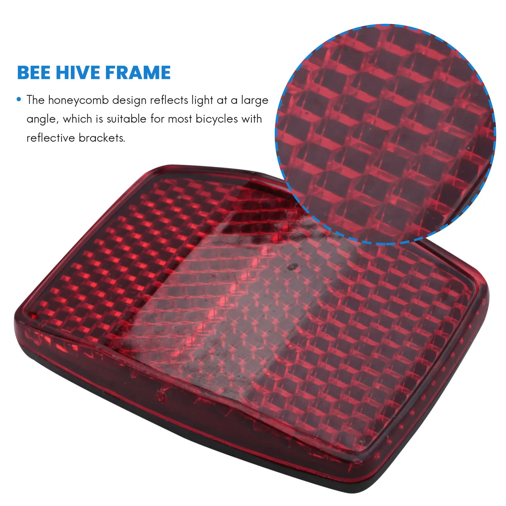 

1 пара велосипедных фонарей, отражатель сзади и спереди для руля и седла-AT20