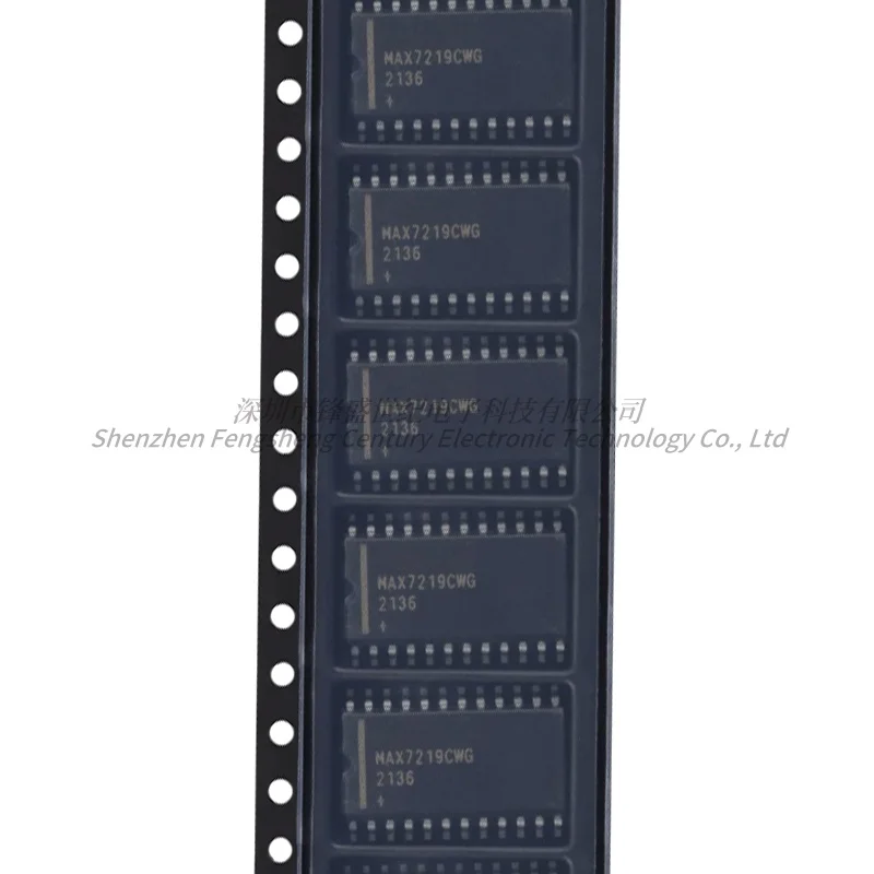 MAX7219CWG MAX7219EWG MAX7219 SOIC-24 LED Display Driver Chip New Original