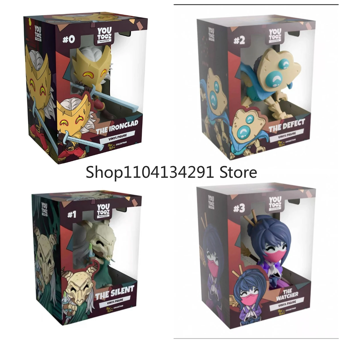 

Оригинальная фигурка Youtooz SLAY THE SPIRE The Ironclad, 5-дюймовая фигурка Buff, коллекция орнаментов, настольная игрушка, подарок для ребенка