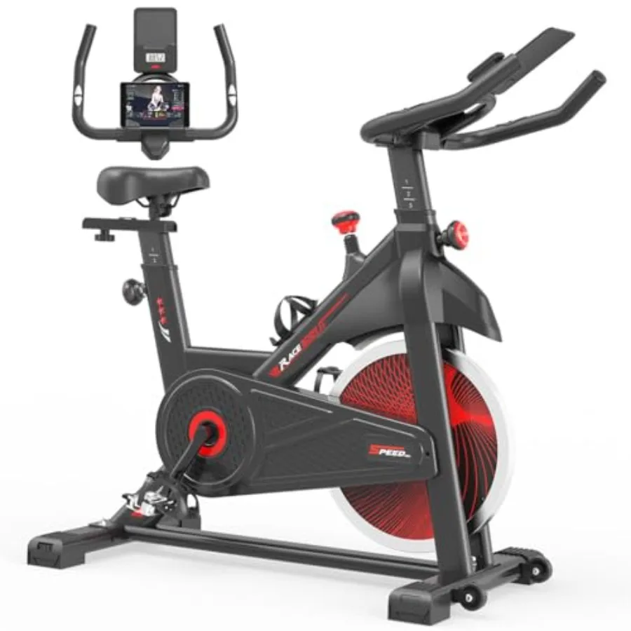 Magnetic Upright Exercise Bike with Heart Rate Monitor