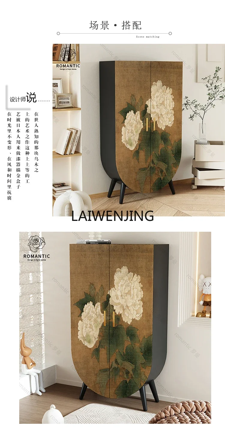 SGF solid wood bedroom wardrobe living room entrance against the wall floor storage cabinet