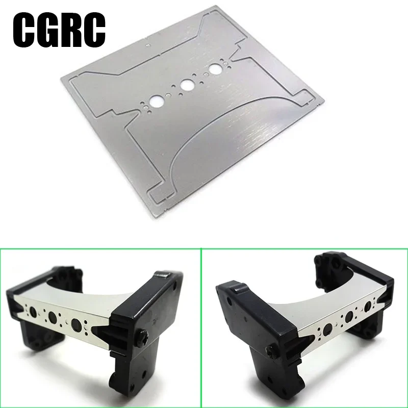 

Metal Stainless Steel Plate Tail Boom Model Decorate for 1/14 Tamiya RC Truck Trailer Hercules Car DIY Parts