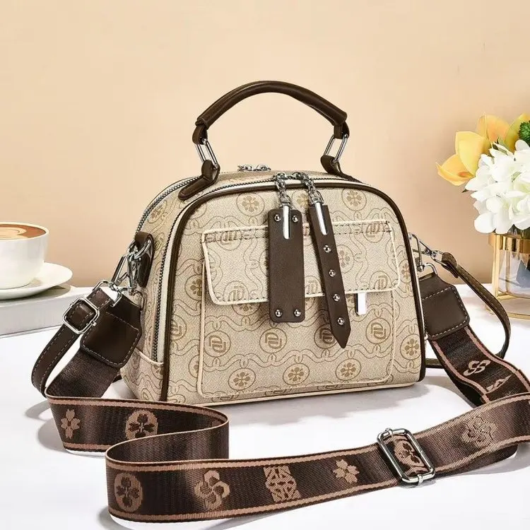 

Classic Minimalist Women's Small Round Handbag - Premium Korean Crossbody Bag, Stylish & Timeless