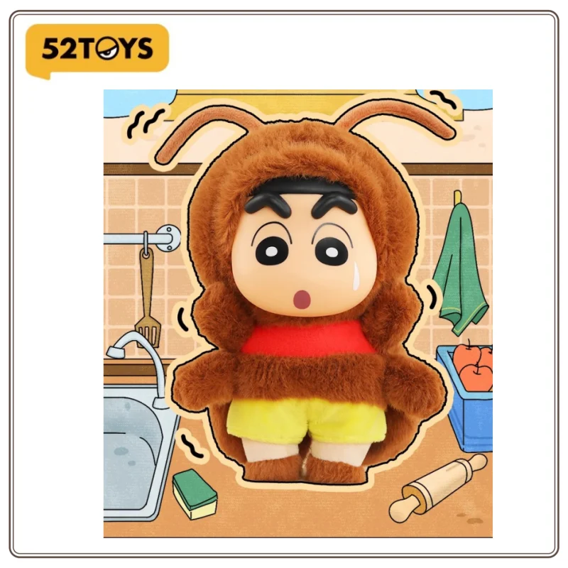 52 juguetes Crayon Shinchan forma de cucaracha bolso colgante hecho a mano decoración colgante juguete de moda regalo de cumpleaños de Navidad y Año Nuevo