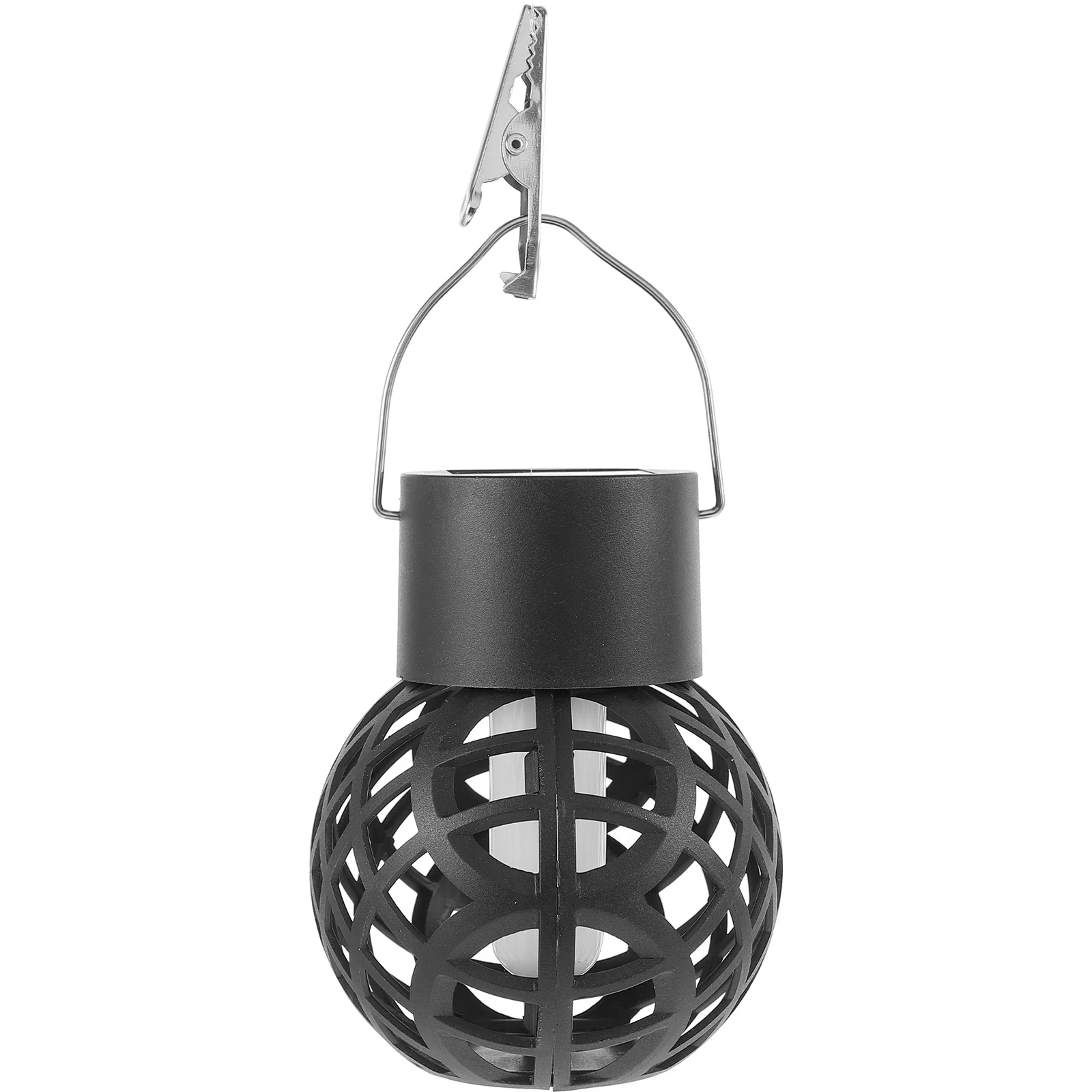 مصباح خيمة LED يعمل بالطاقة الشمسية مع 7 ألوان و3 أوضاع فانوس حديد مطاوع محمول للتخييم في الهواء الطلق والمشي لمسافات طويلة والإضاءة في حالات الطوارئ #1