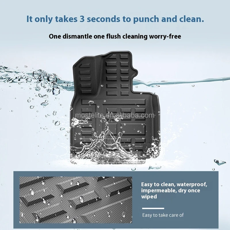 2025 핫 세일 방수 자동차 바닥 매트 특별 풀 커버 TPE 바닥 매트 01 액세서리용