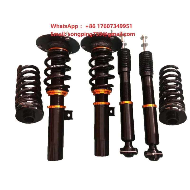New J-Plus Street Edition Adjustable Performance Suspension Upgrade Steel Black Coil Spring for 3 Series F30 2012-2018