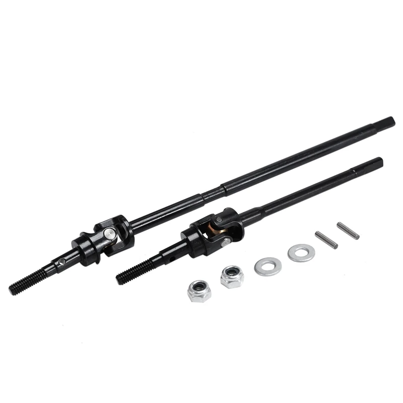 Eje de transmisión CVD delantero y trasero AR60 de acero, 4 Uds., para Axial Wraith 90018 RR10 90048 1/10, coche trepador de control remoto, piezas mejoradas