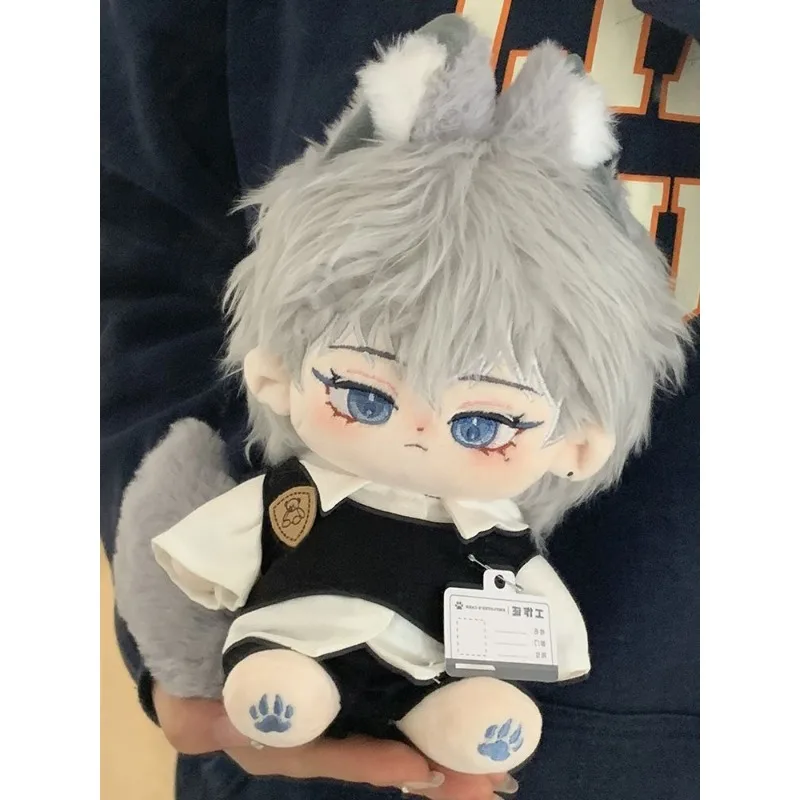 Killua Zoldyck hunter× Hunter muñeca de peluche de cuerpo desnudo de 20cm, juguetes de peluche suave