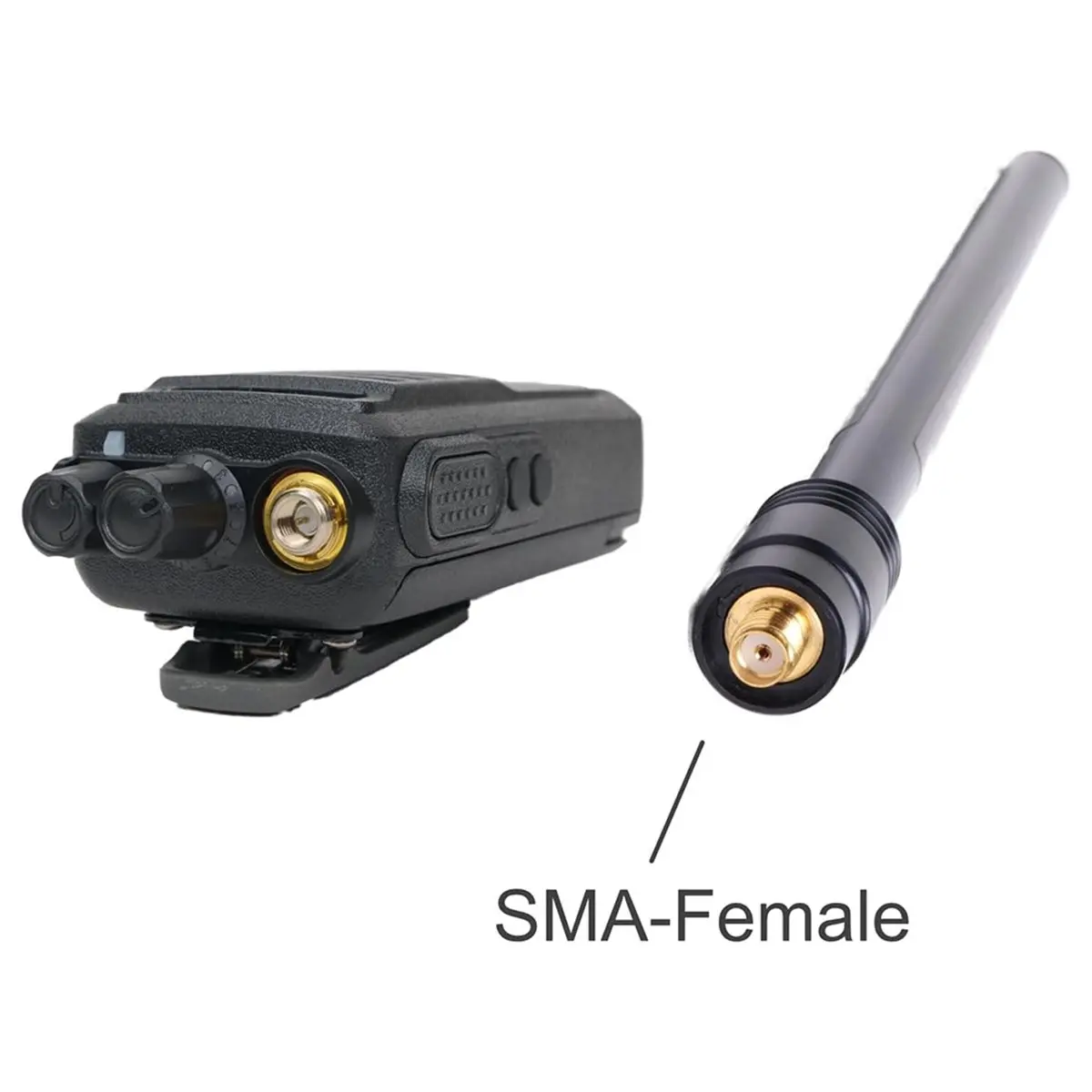【AT48】 NEW RH795 SMA-Female Telescopic Scanner Antenna Wideband 70-1000 MHz Adjustable Length 7.6