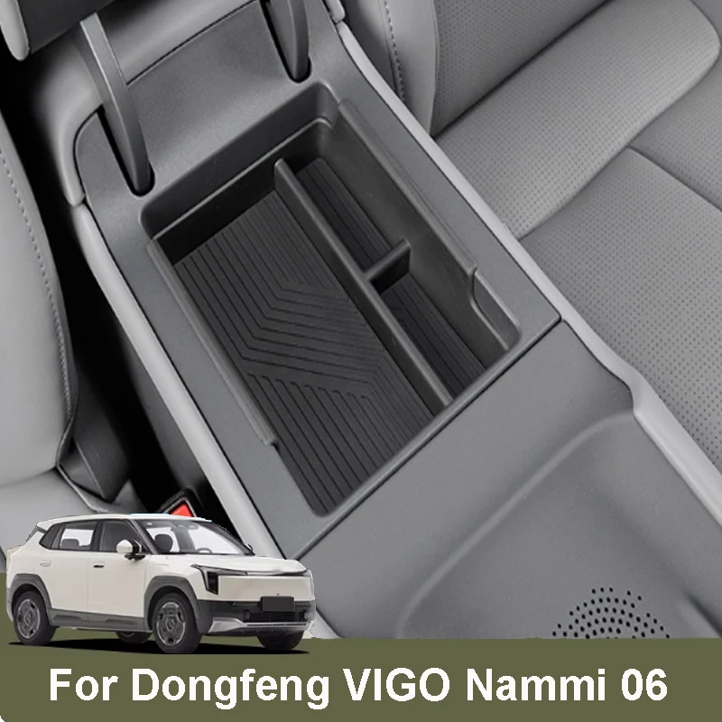 

For Dongfeng VIGO Nammi 06 2025 Car Central Control Lower Storage Box Interior Armrest Screen Rear Compartment Accessories