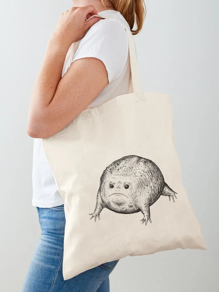 

Black Rain Frog Tote Bag tote bags cloth bags Large bags for women canvas tote bag canvas shopping bag