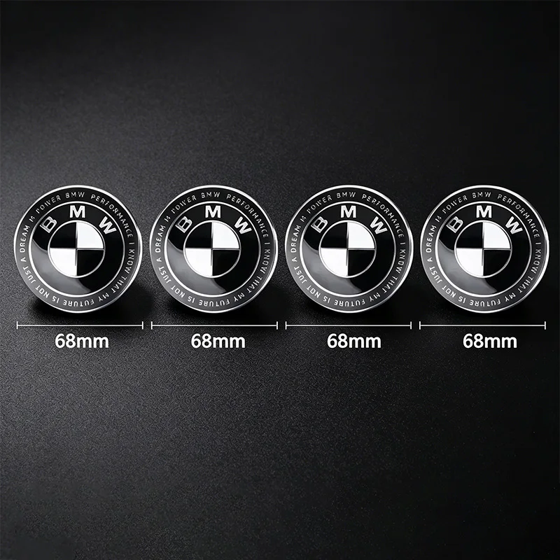 

4Pcs 56/68mm Car Wheel Center Hub Cap For BMW MIni Logo E46 E36 E34 F10 E90 F30 E60 F30 E53 E30 E92 E87 X1 X2 X3 X4 Accessories