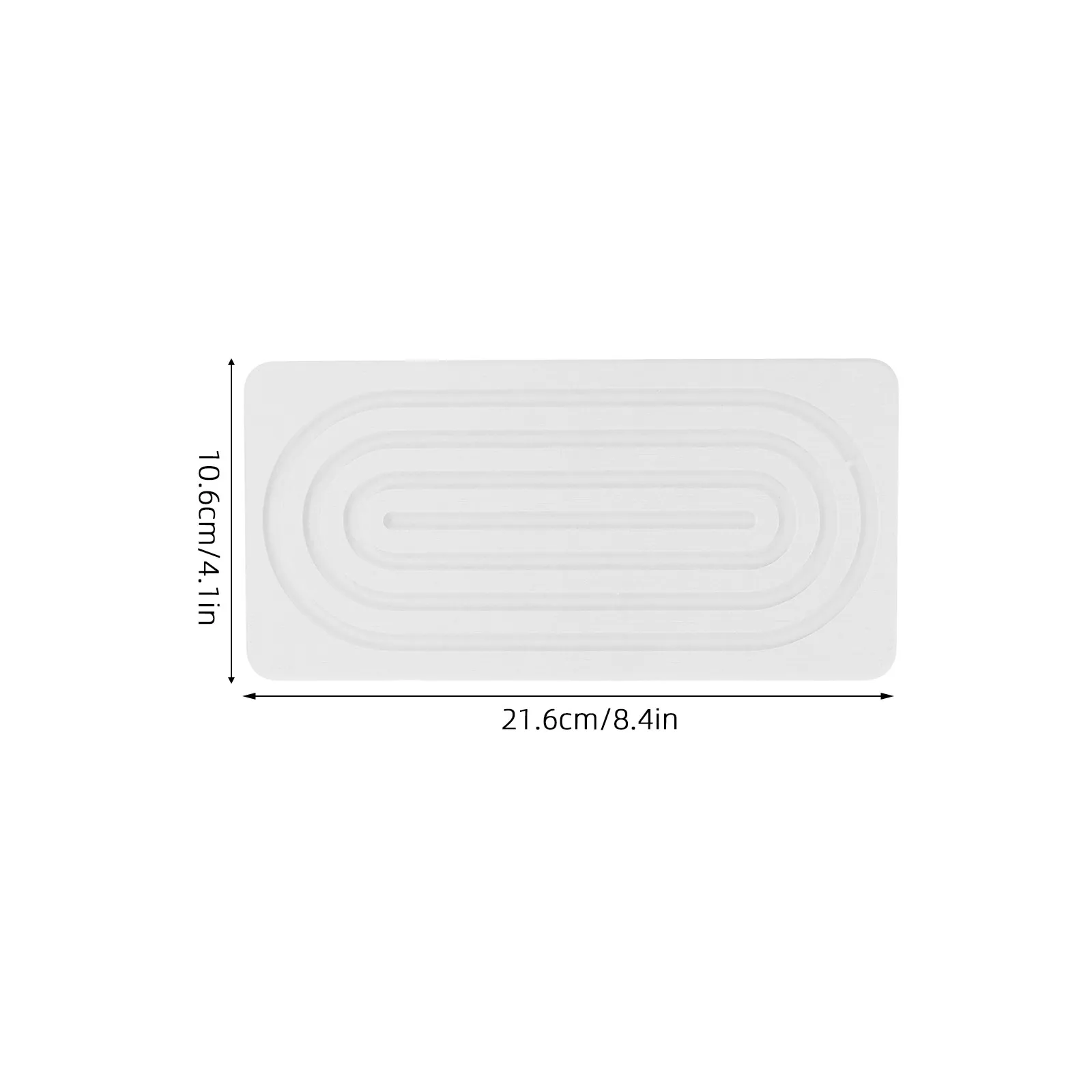 2Pcs Diatomite Absorbent Water Tray Bathroom Sink Countertop Organizer Mat Hand Soap Holder Toothbrush Cup Mat for Kitchen