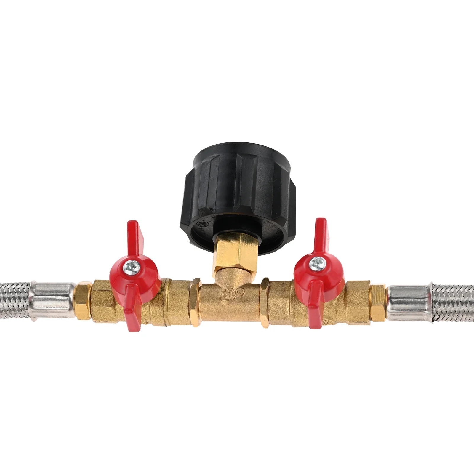 อะแดปเตอร์แปลงถังโพรเพน5ฟุต2ทางสำหรับ QCC1 / Type1 20lbs ถังแก๊สสำหรับเตาย่างตั้งแคมป์