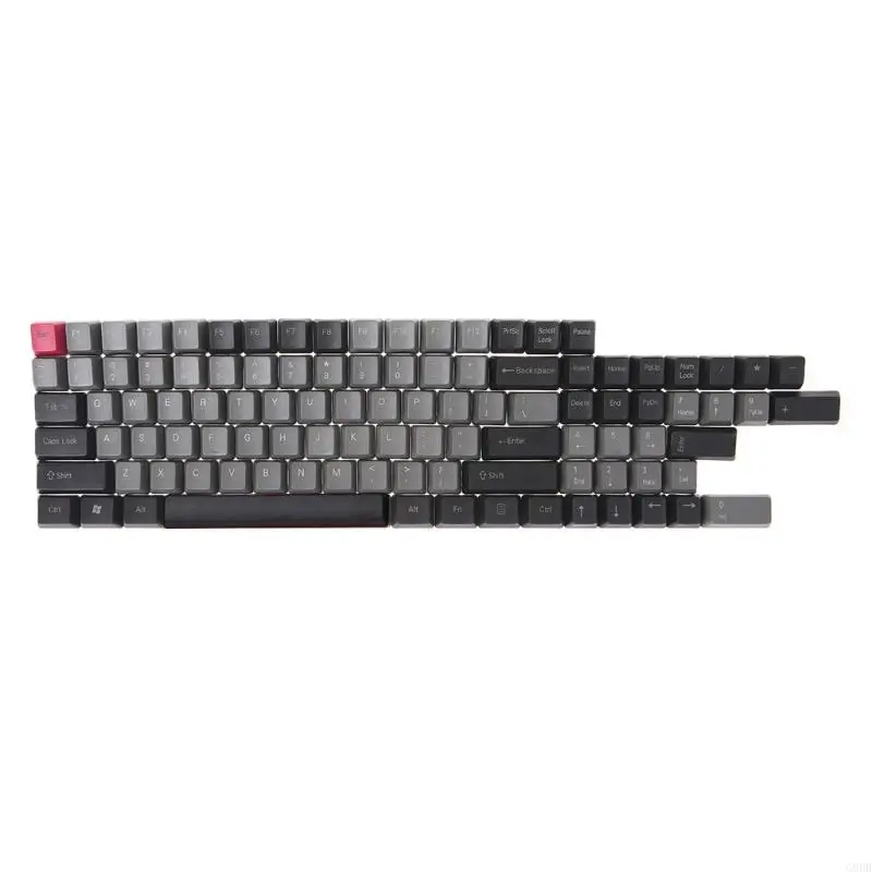 G8DB 104/87/61 Keys PBT Double-shot Black for Grey XVX Keycaps