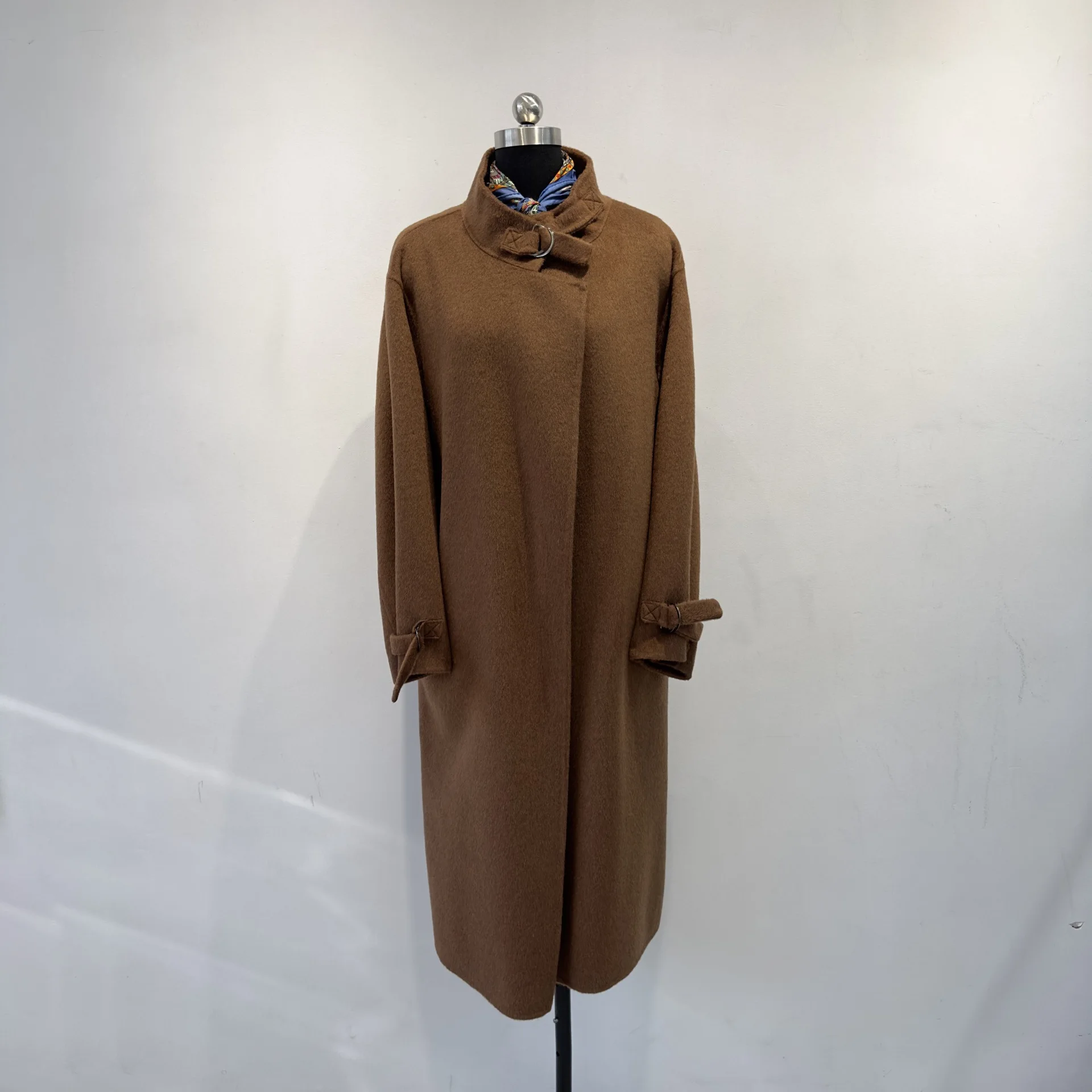 Women's Autumn and Winter Lazy Double-Sided Wool Blend Coat