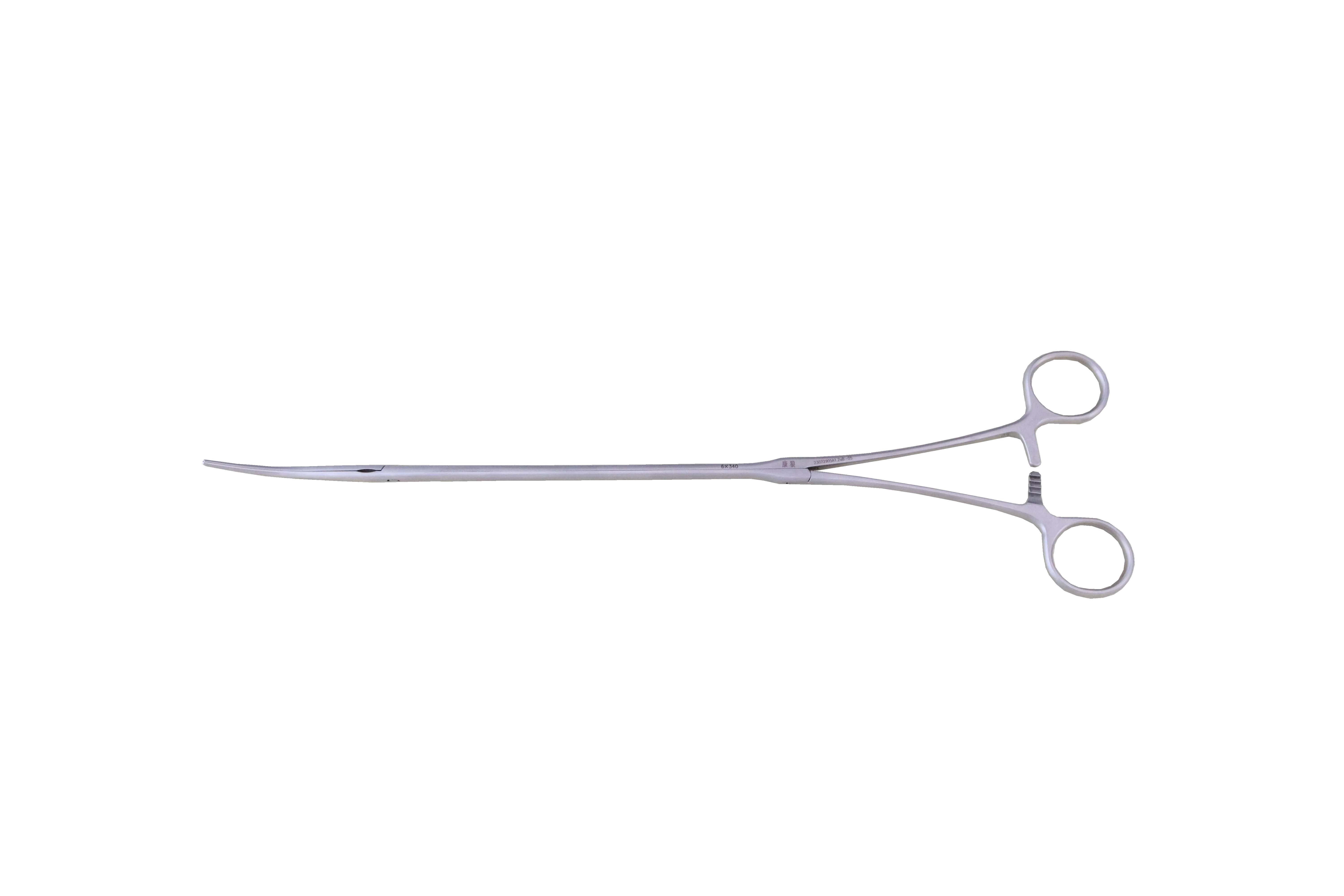 Chest Clamp Hot Sale 340mm Thoracoscopic Surgical Instruments Double Joint Manual Hemostatic Medical Grade Steel