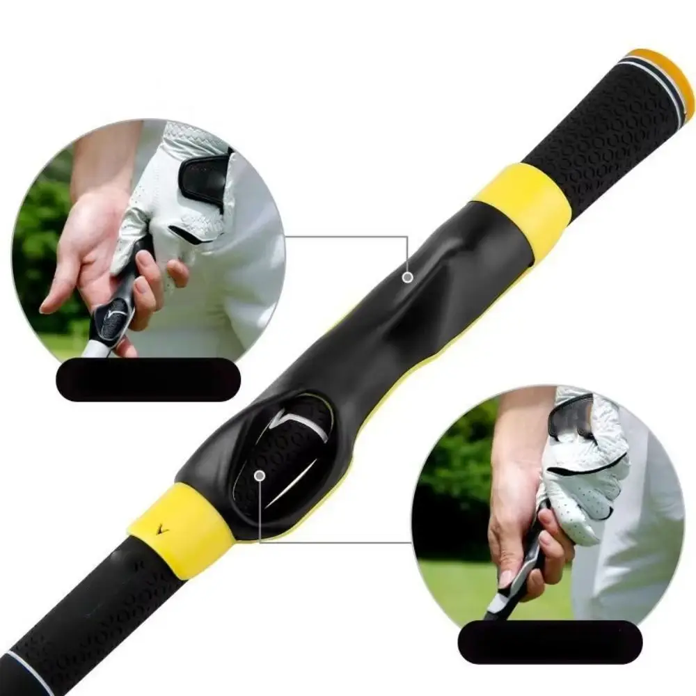 ABS Golf Correction Grip Anti-slip Correction Device Golf Training Grip Auxiliary Tool Comfortable Golf Grip Corrector